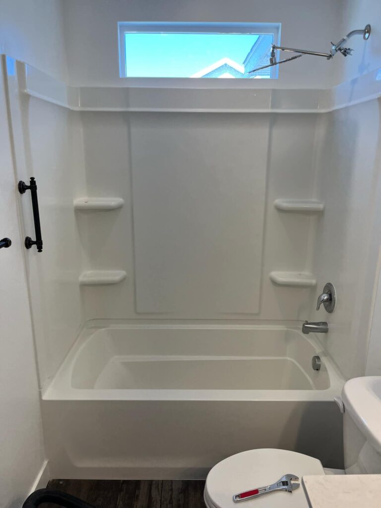 Shower Tub Remodel Before